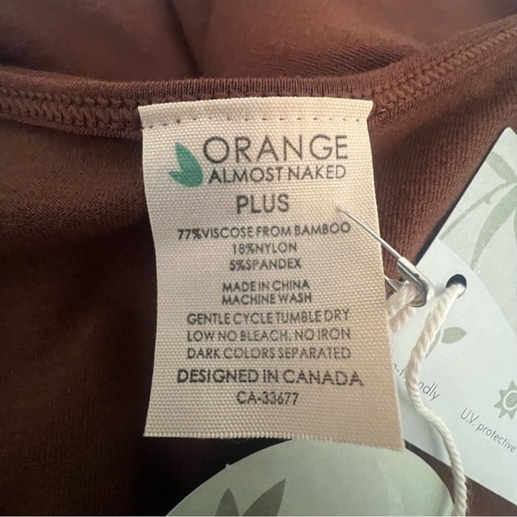 Orange Fashion Village Plus 16/18 Bamboo Layering Tank - Picture 4 of 6